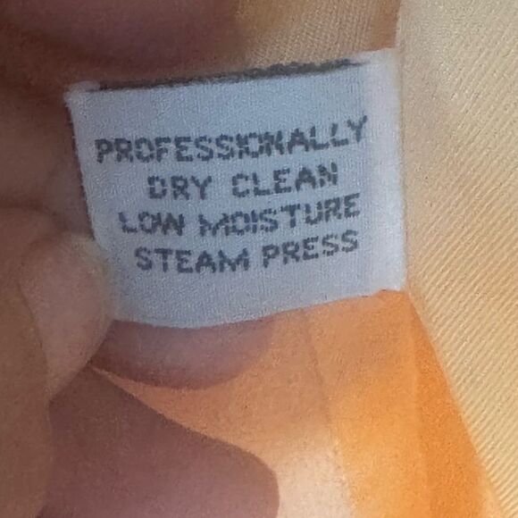 Vintage Jones New York Wool Blazer 80s Cropped Bolero Jacket Butter Yellow USA - Picture 9 of 10